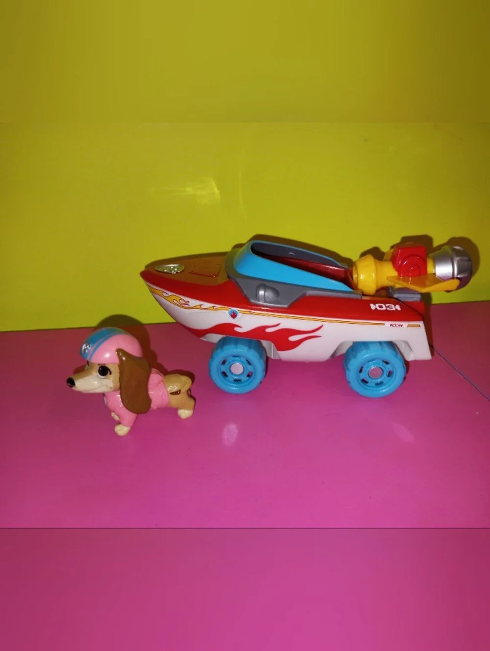 Pj masks & paw patrol kids toy car boat bundle